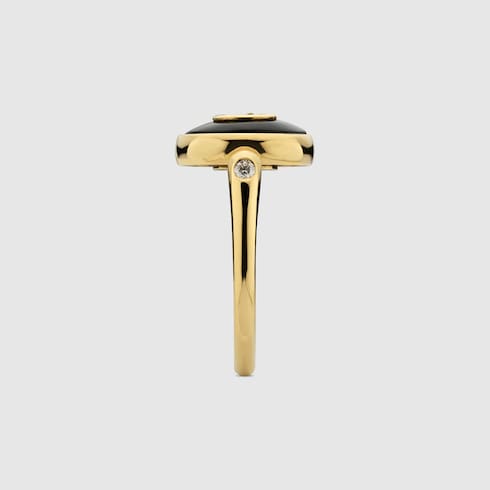 Anello Gucci Interlocking oro 18k