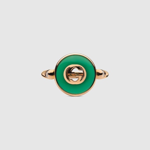 Anello Gucci Interlocking oro 18k