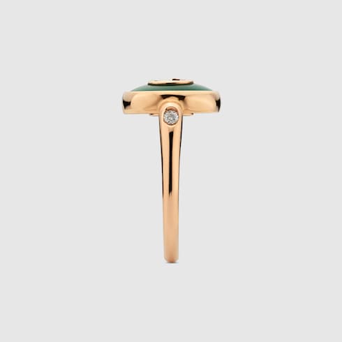 Anello Gucci Interlocking oro 18k