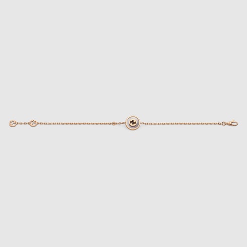 Gucci Interlocking 18k diamond bracelet