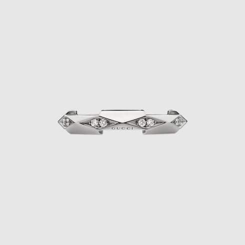 Anello Gucci Link to Love con diamanti