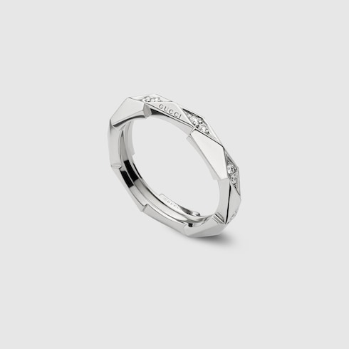 Gucci Link to Love Ring mit Diamanten