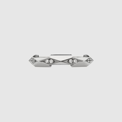 Anello Gucci Link to Love con diamanti