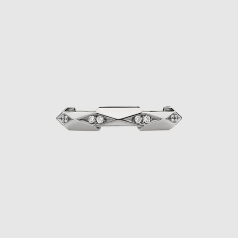 Gucci Link to Love diamond ring Detail 4