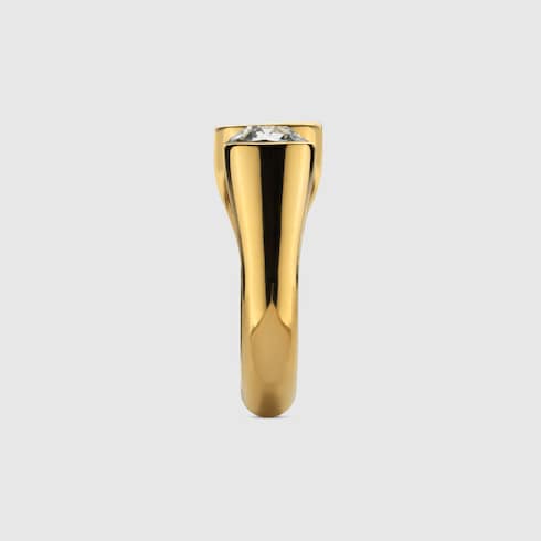 Gucci Blondie crystal ring