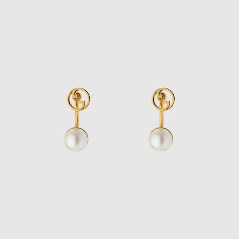 Gucci Blondie resin pearl earrings
