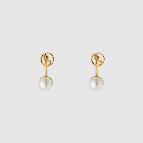 Gucci Blondie resin pearl earrings Detail 2