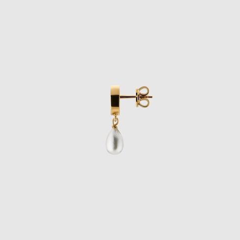 Gucci Blondie crystal pearl earrings Detail 2
