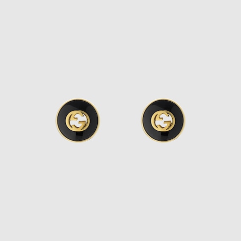 Gucci Interlocking 18k stud earrings