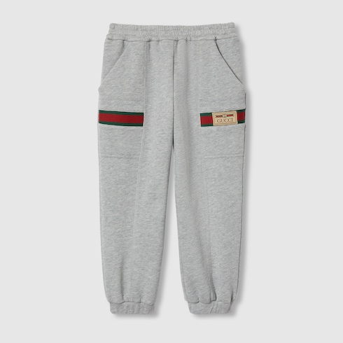 Children's jogging pant with Gucci label