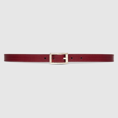 Reversible thin belt with rectangular buckle Detail 4