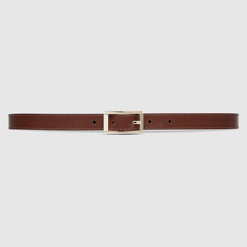 Reversible thin belt with rectangular buckle Detail 4