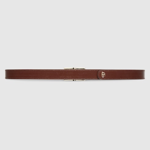 Reversible thin belt with rectangular buckle Detail 7