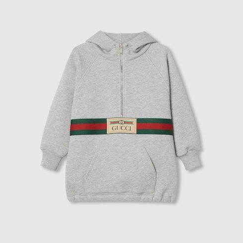 Children's cotton jacket with Gucci label