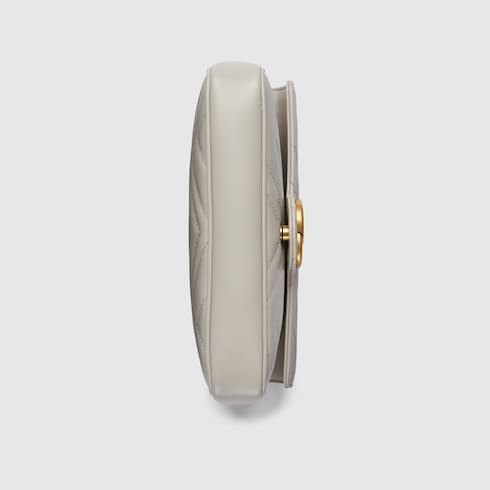 GG Marmont Mini-Tasche in hellgraues Leder | GUCCI® DE 