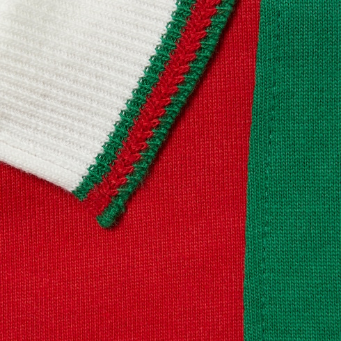 Vestido infantil de algodón con tribanda Web
