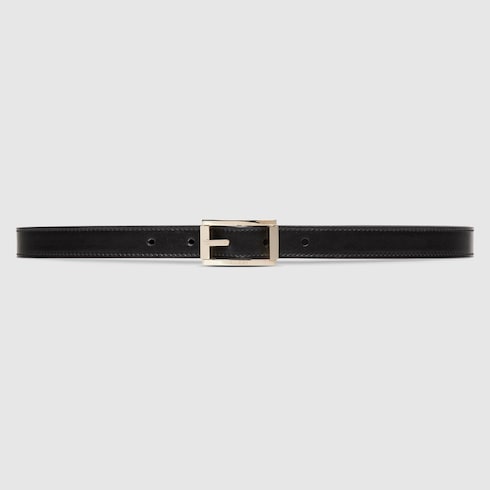 Reversible thin belt with rectangular buckle Detail 2