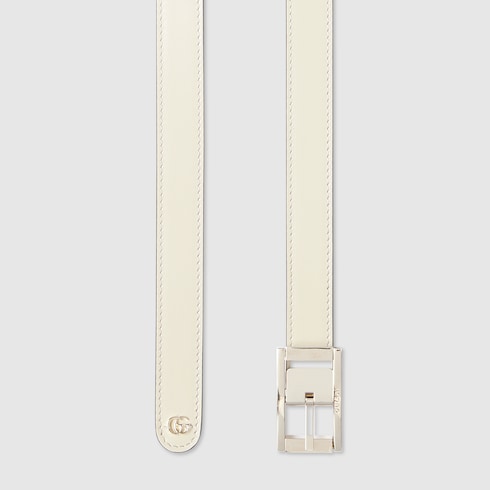 Reversible thin belt with rectangular buckle Detail 2