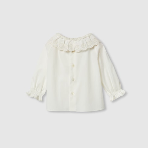 Camisa de piqué de algodón para bebé