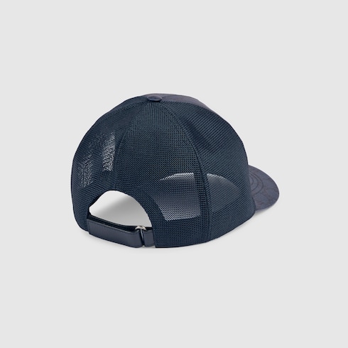 GG Supreme baseball hat in blue and dark blue