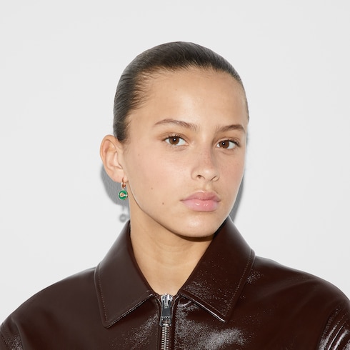 Серьги-кольца Gucci Interlocking 18 карат