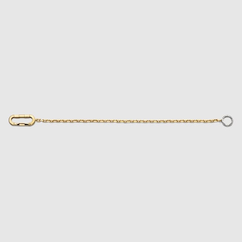 Gucci Link to Love系列黄色18K金手链