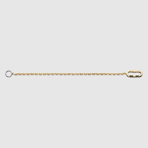 Gucci Link to Love系列黄色18K金手链