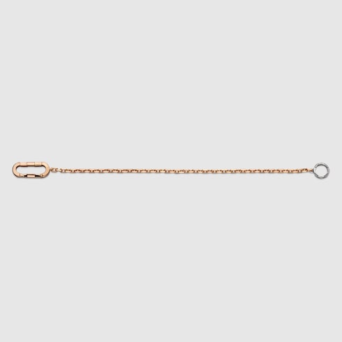 Gucci Link to Love系列黄色18K金手链