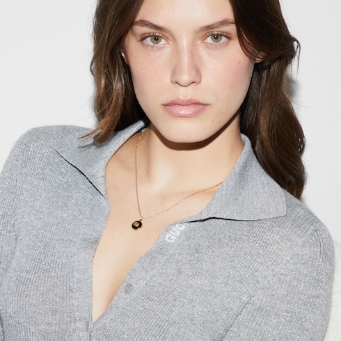 Collar de cadena Gucci Interlocking de 18 ct