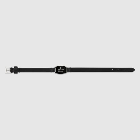 GG Marmont leather belt with shiny buckle