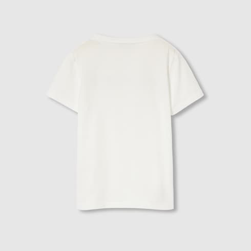 T-shirt bambino in cotone con stampa