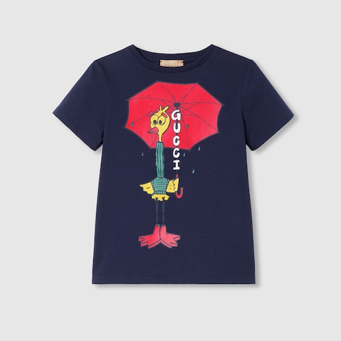 Children's printed cotton T-shirt