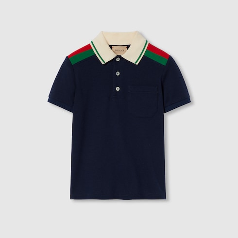 Children's polo shirt with Web