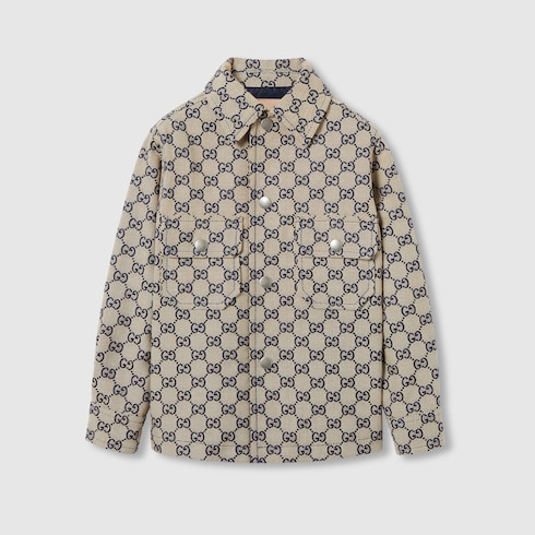 Children's GG canvas jacket