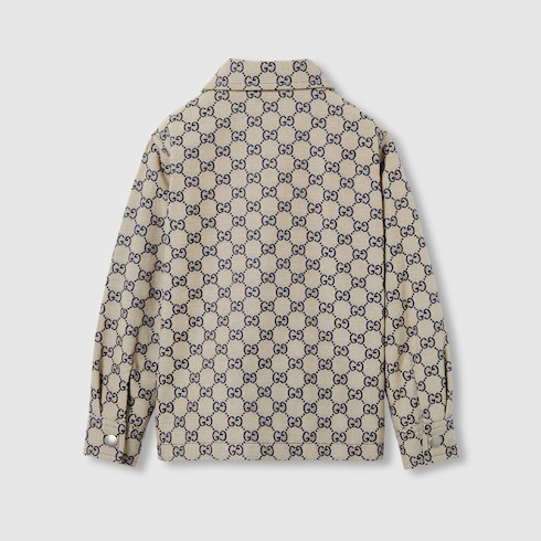 Children's GG canvas jacket