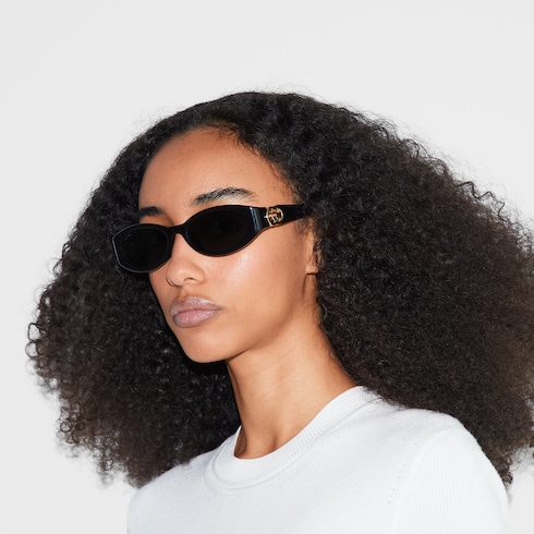Oval frame sunglasses