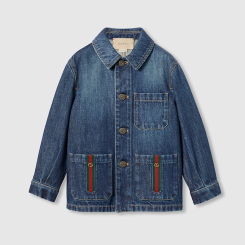 Children's denim jacket with Web