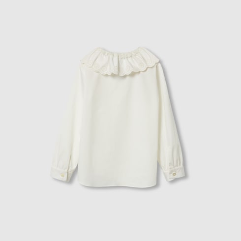 Camicia bambino in piquet di cotone