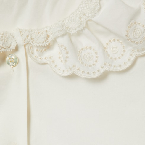 Camisa infantil de piqué de algodón