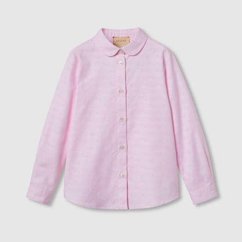 Chemise pour enfant en coton Oxford GG