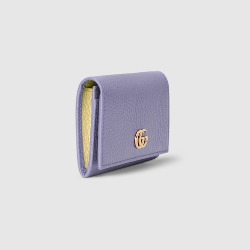 GG Marmont yellow interior card case