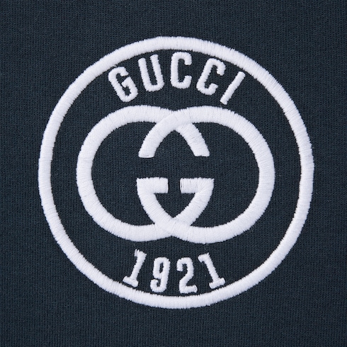 T-shirt en jersey de coton avec broderie