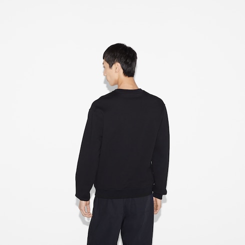 Sweat-shirt en jersey de coton à imprimé