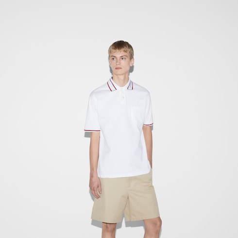 Polo in piqué di cotone 