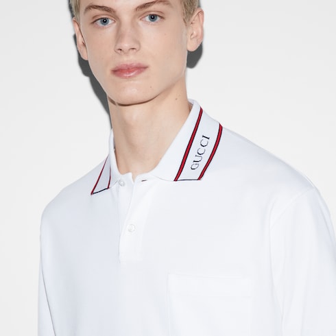 Polo in piqué di cotone 