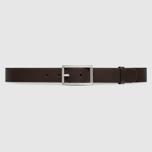 Gucci dark brown belt deals