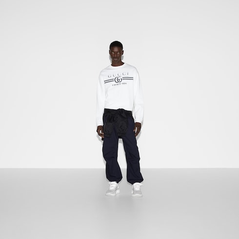 Sudadera de jersey de algodón