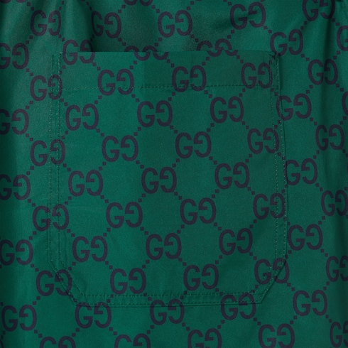 GG print nylon swim short Detail 6