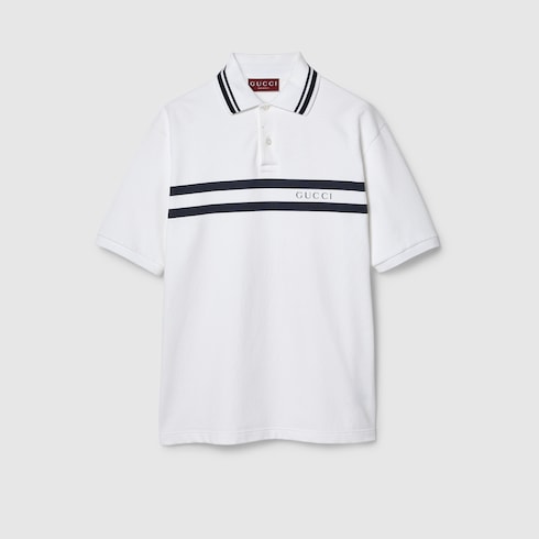 Cotton piquet polo shirt Detail 2