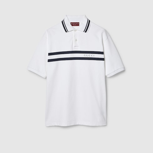Polo en piqué de coton 